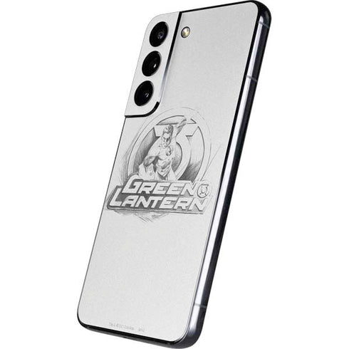 DC Comics Green Lantern Sketch Art Action Pose Galaxy S22 Skin